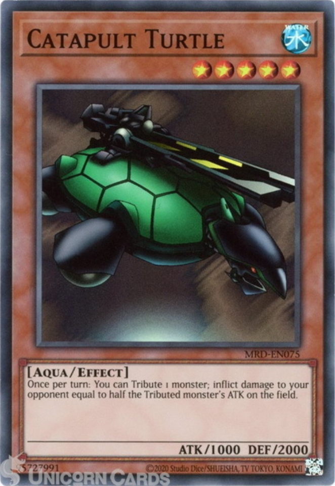 MRD-EN075 Catapult Turtle :: Super Rare 25th Anniversary Edition Mint ...