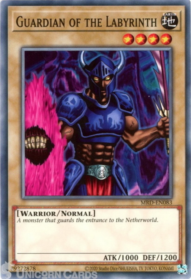 MRDEN083 Guardian of the Labyrinth Common 25th Anniversary Edition Mint YuGiOh Card
