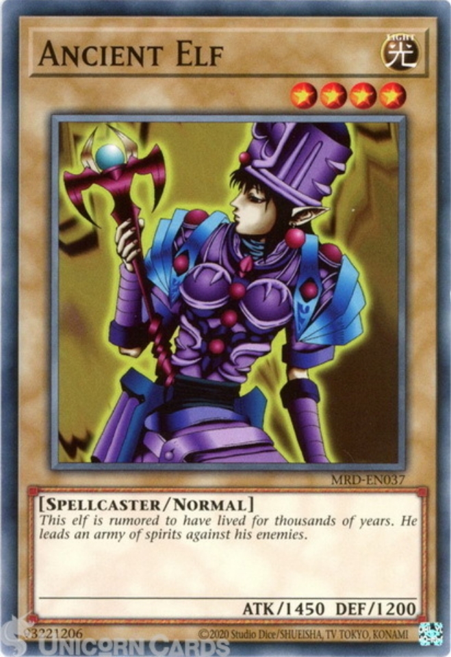 MRDEN037 Ancient Elf Common 25th Anniversary Edition Mint YuGiOh Card Unicorn Cards