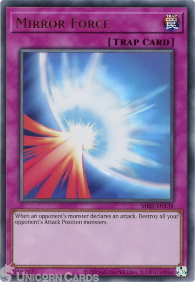 MRDEN138 Mirror Force Ultra Rare 25th Anniversary Edition Mint