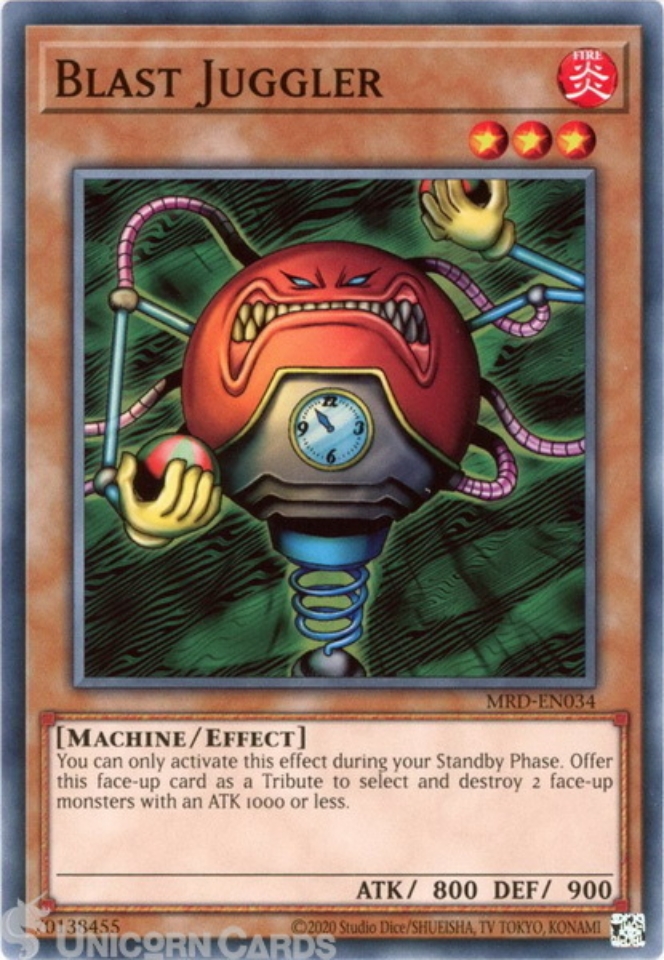 MRDEN034 Blast Juggler Common 25th Anniversary Edition Mint YuGiOh