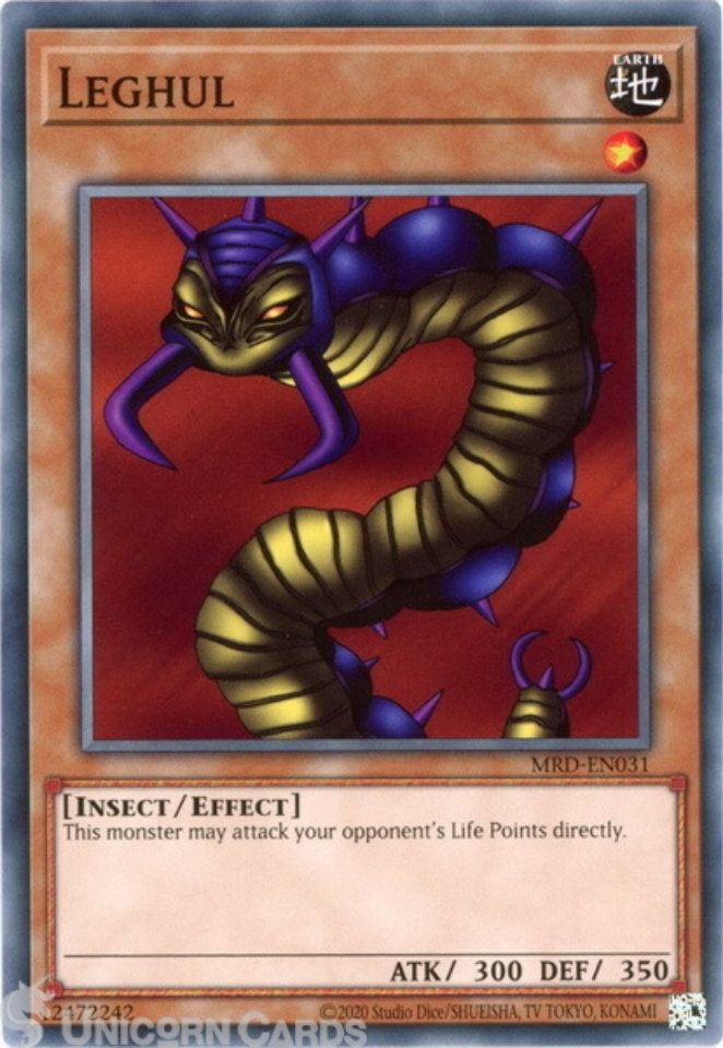 MRDEN031 Leghul Common 25th Anniversary Edition Mint YuGiOh Card Unicorn Cards YuGiOh