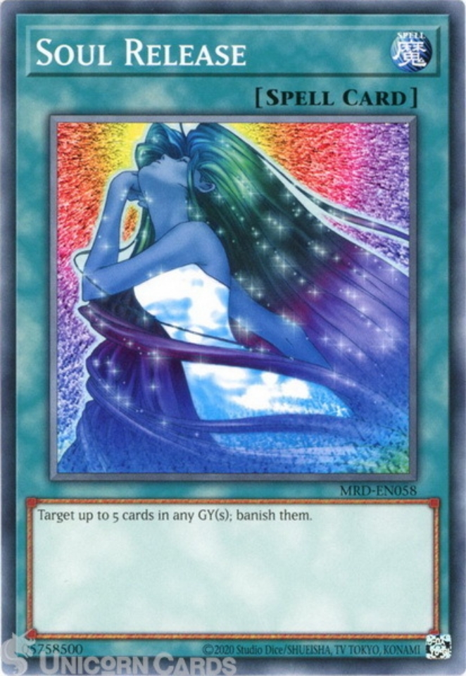 MRDEN058 Soul Release Common 25th Anniversary Edition Mint YuGiOh Card Unicorn Cards