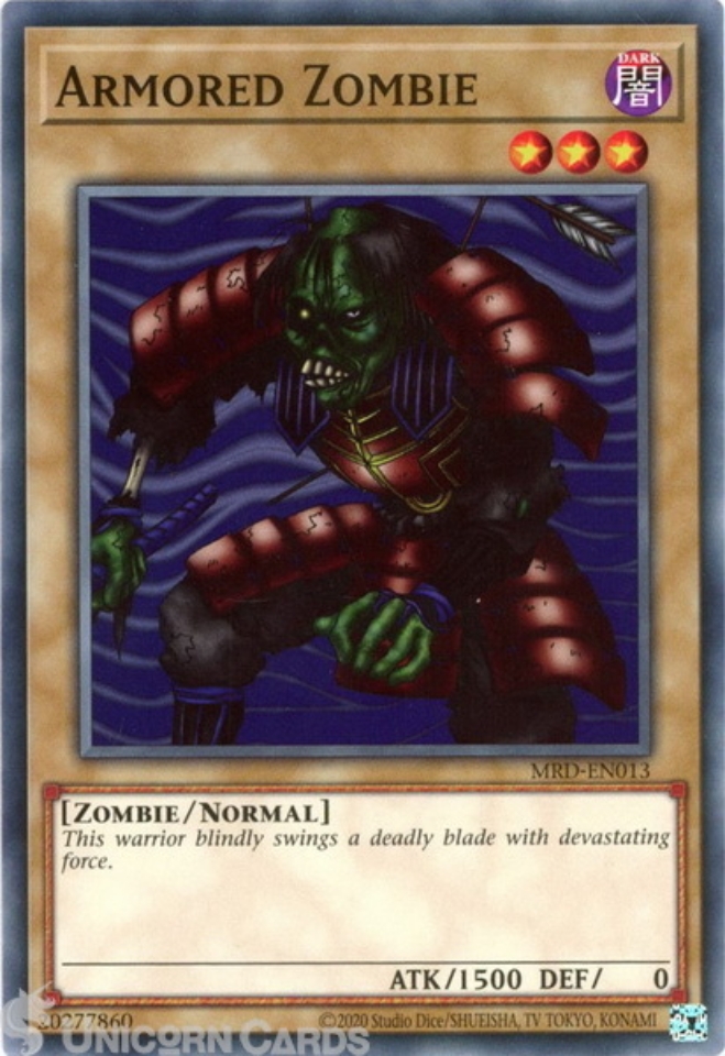 MRD-EN013 Armored Zombie :: Common 25th Anniversary Edition Mint YuGiOh ...