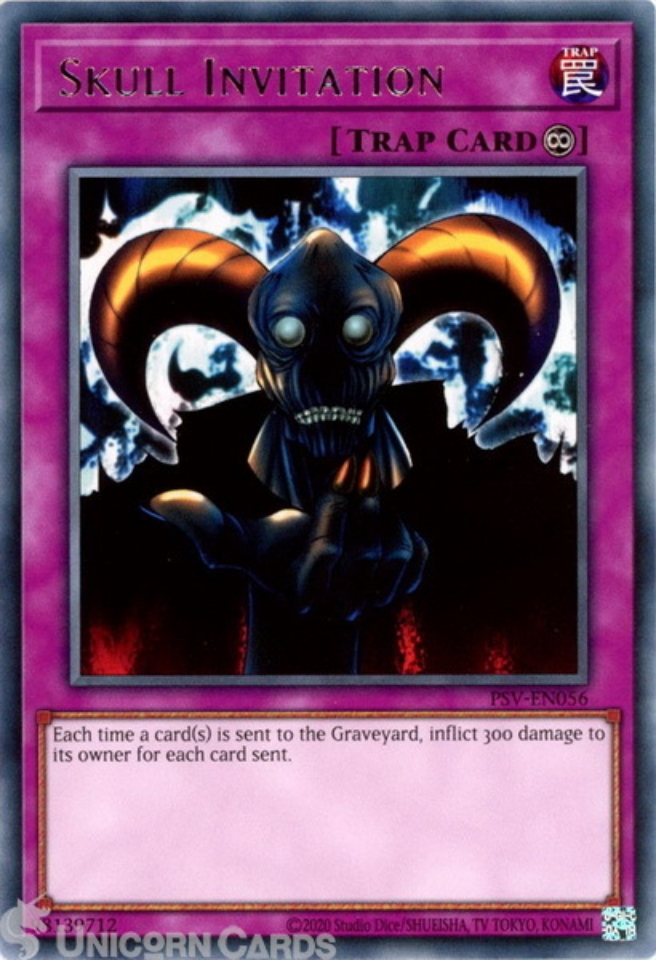 PSVEN056 Skull Invitation Rare 25th Anniversary Edition Mint YuGiOh