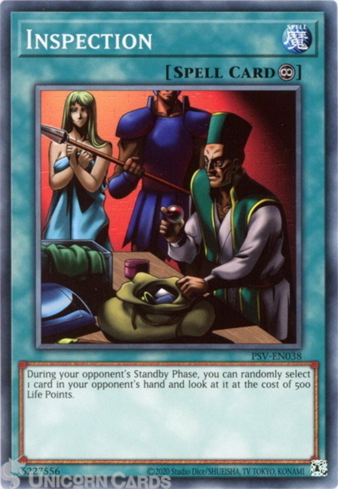 PSVEN038 Inspection Common 25th Anniversary Edition Mint YuGiOh