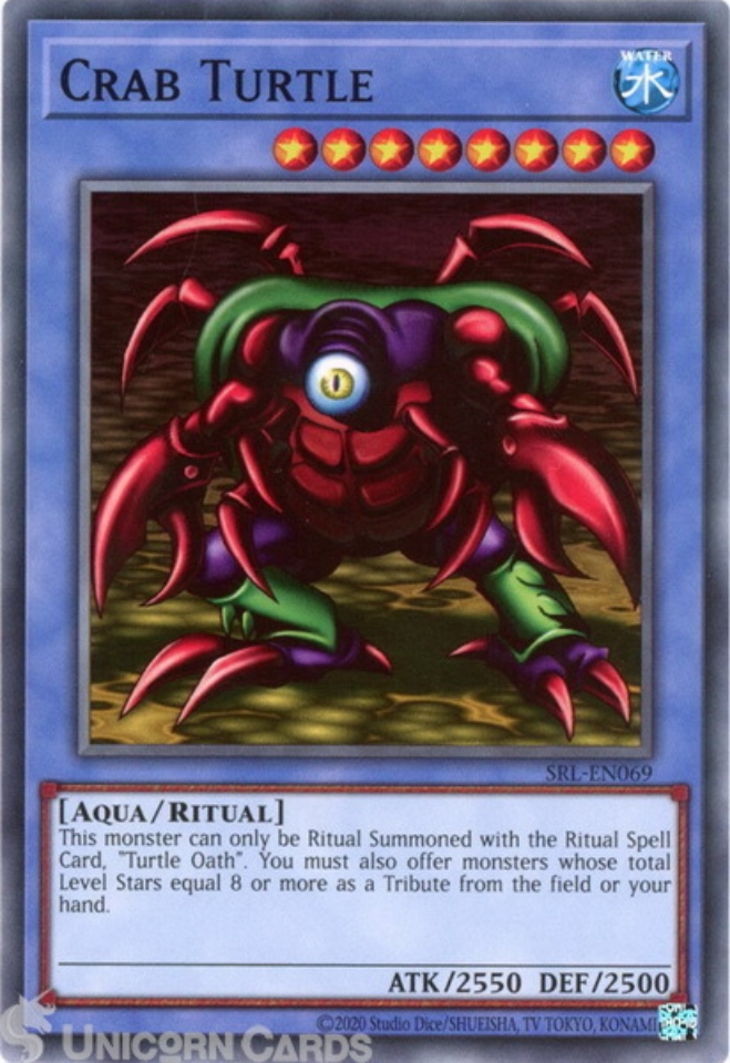 SRLEN069 Crab Turtle Common 25th Anniversary Edition Mint YuGiOh