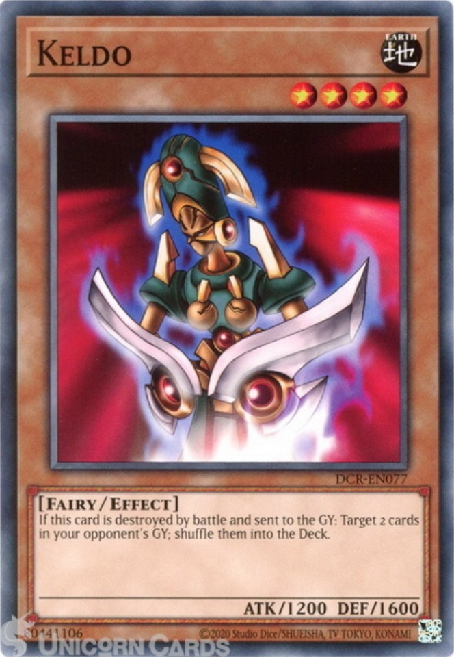 DCREN077 Keldo Common 25th Anniversary Edition Mint YuGiOh Card Unicorn Cards YuGiOh