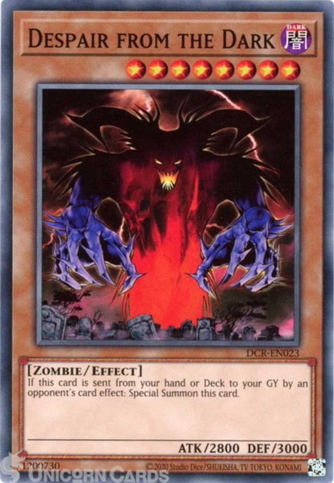 DCREN023 Despair from the Dark Common 25th Anniversary Edition Mint