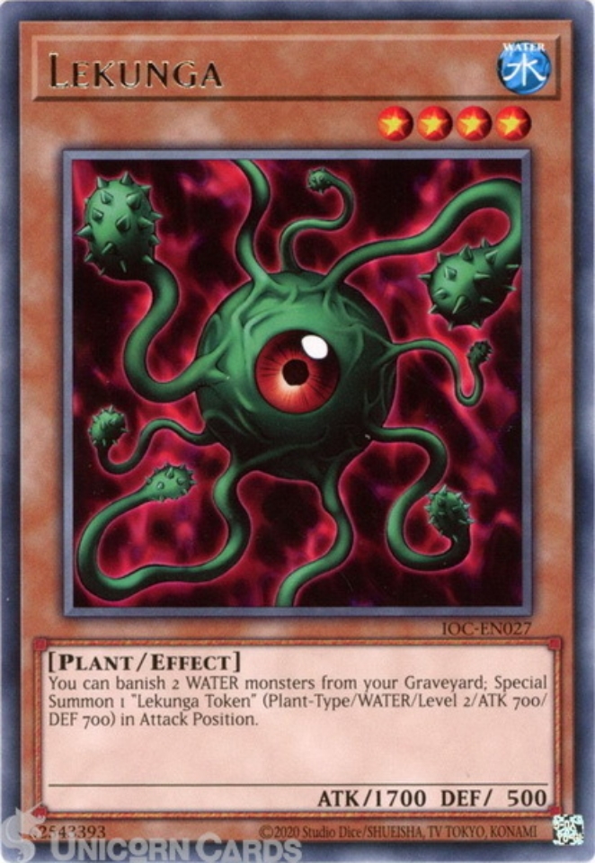 IOC-EN027 Lekunga :: Rare 25th Anniversary Edition Mint YuGiOh Card ...