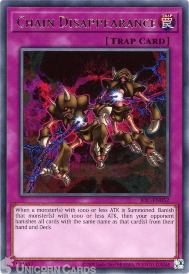 IOCEN052 Chain Disappearance Rare 25th Anniversary Edition Mint