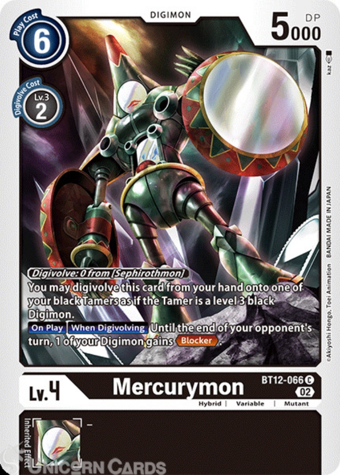 BT12-107 C Laplace's Demon Option - ACROSS TIME Digimon Card Game