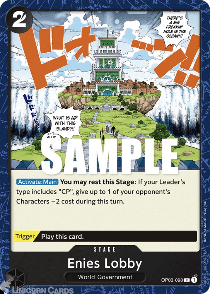 OP03-098 Enies Lobby :: Common One Piece TCG Card :: OP03: Pillars of ...