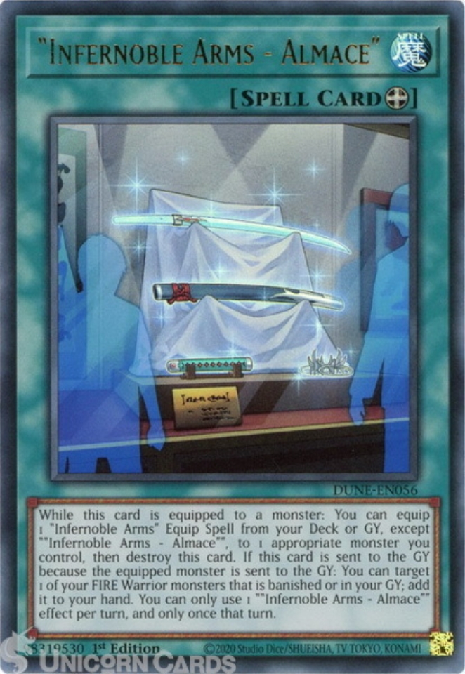 DUNE-EN056 Infernoble Arms - Almace :: Ultra Rare 1st Edition Mint ...
