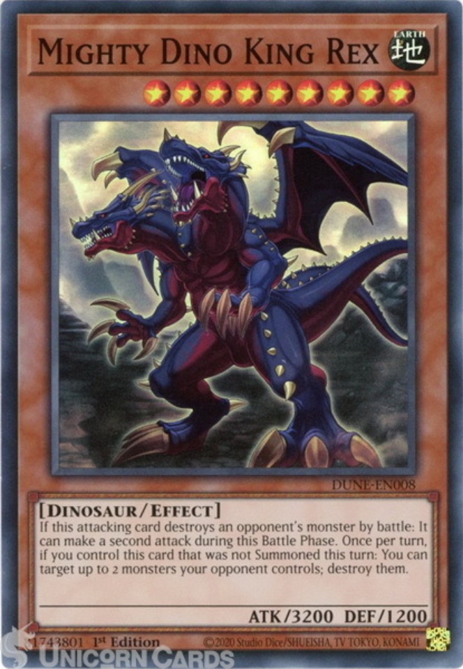 rex yugioh deck Orica after Super Rare Rex Rex Raptor - Destructive Dinos