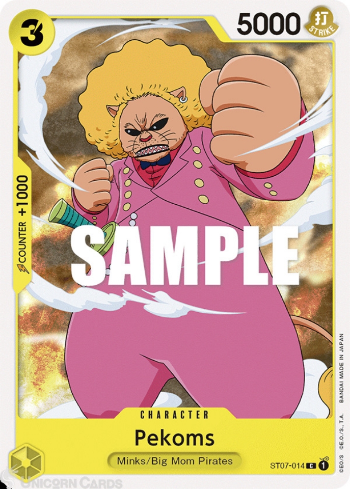 ST07-014 Pekoms :: Common One Piece TCG Card :: ST07: Starter Deck: Big ...