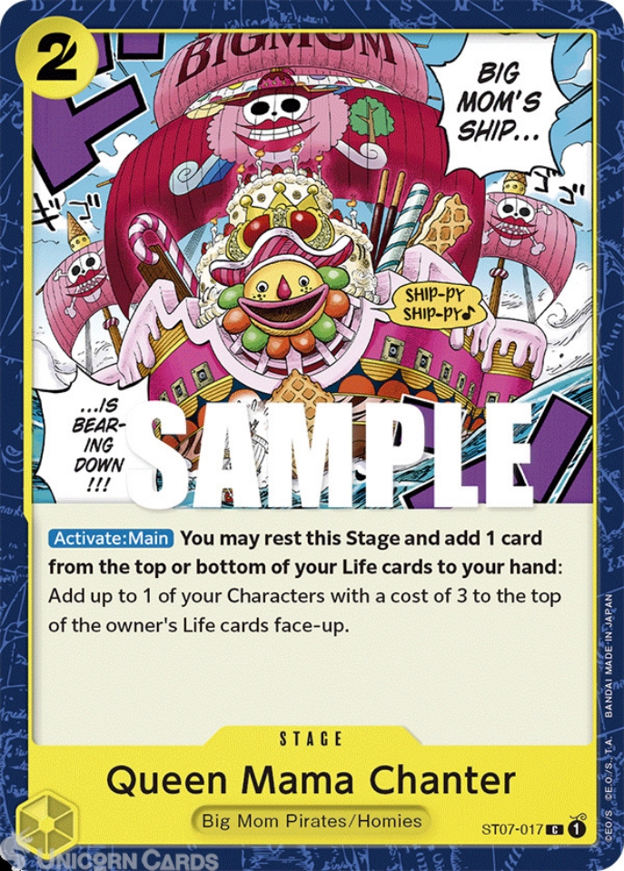 ST07-017 Queen Mama Chanter :: Common One Piece TCG Card :: ST07 ...