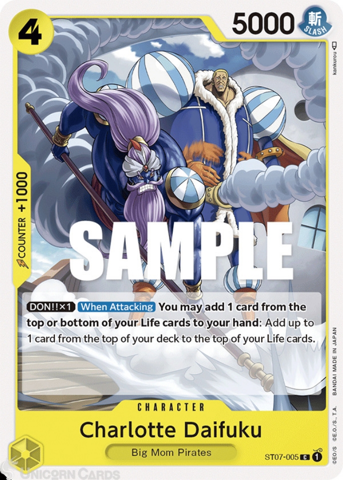ST07-005 Charlotte Daifuku :: Common One Piece TCG Card :: ST07