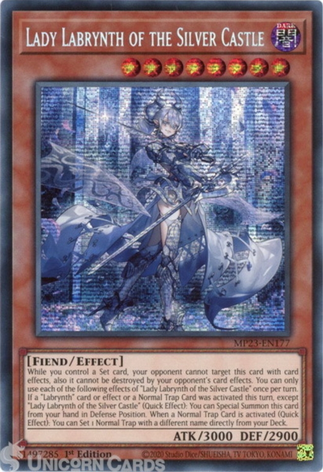 MP23-EN177 Lady Labrynth of the Silver Castle :: Prismatic Secret Rare ...