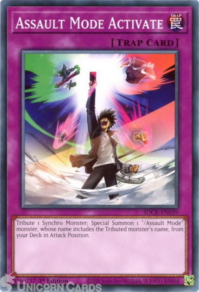 SDCK-EN039 Assault Mode Activate :: Common 1st Edition YuGiOh Card