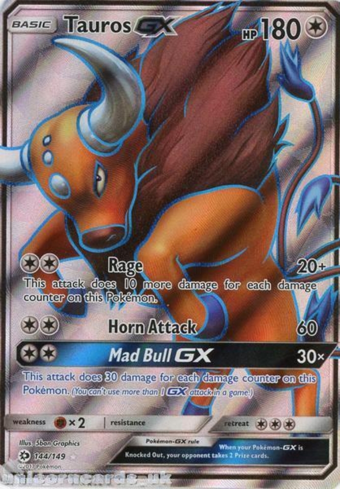 tauros pokemon card gx M4] Tauros 094/083〈AR〉 – Buy Online at Omotenashi TCG main image 0