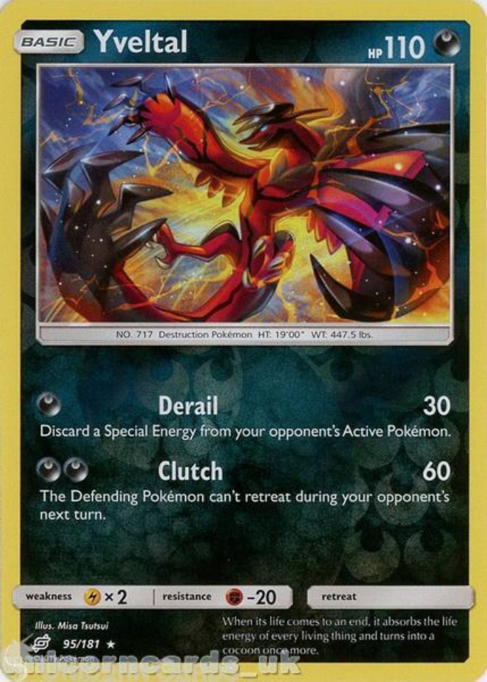 Yveltal 95/181 Reverse Holo Team Up Mint Pokemon Card Unicorn