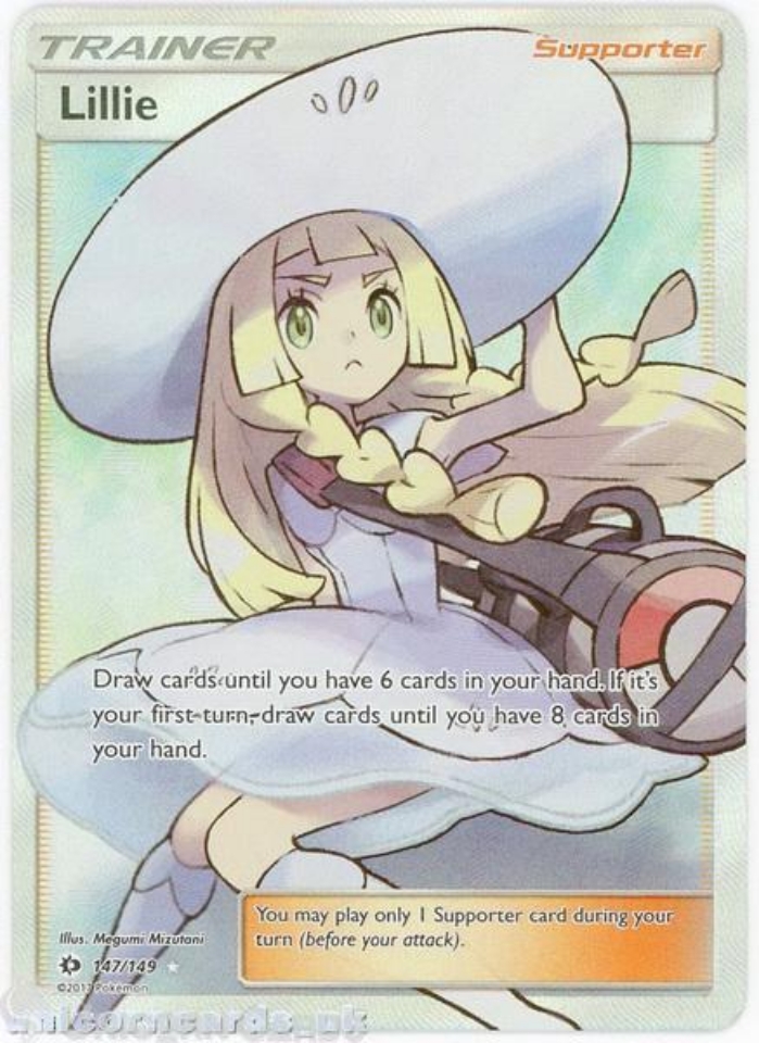 Lillie 147/149 Sun & Moon Rare Ultra Mint Pokemon Card:: Unicorn Cards ...