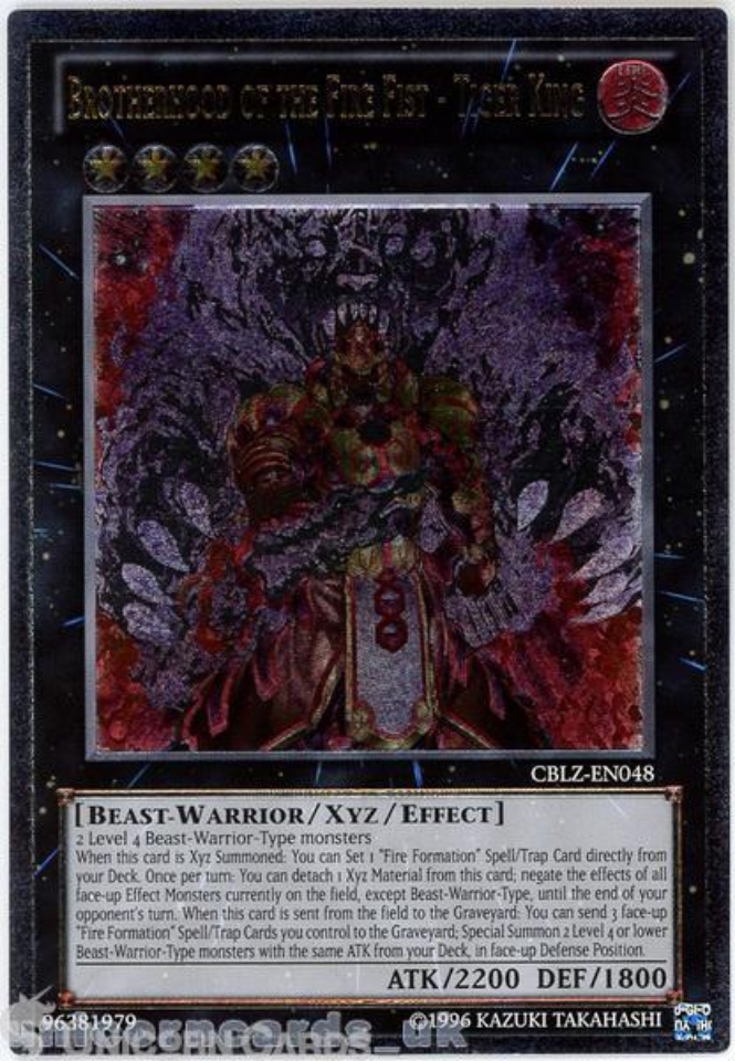 Yu-Gi-Oh! Carta Brotherhood Of The Fire Fist - Snake (CBLZ-EN026) – Cosmo Blazer – Super Rare – Unlimited Edition - 2