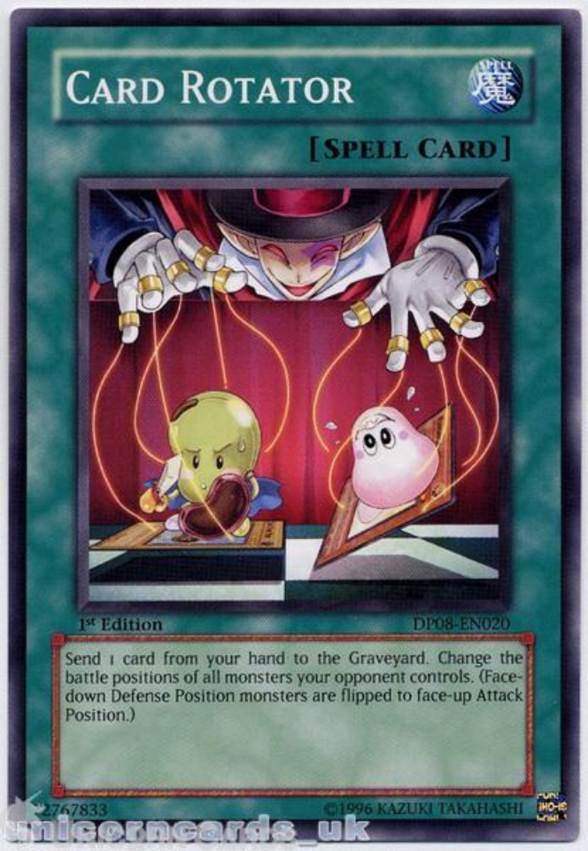 DP08-EN020 Card Rotator 1st Edition Mint YuGiOh Card:: Unicorn Cards ...