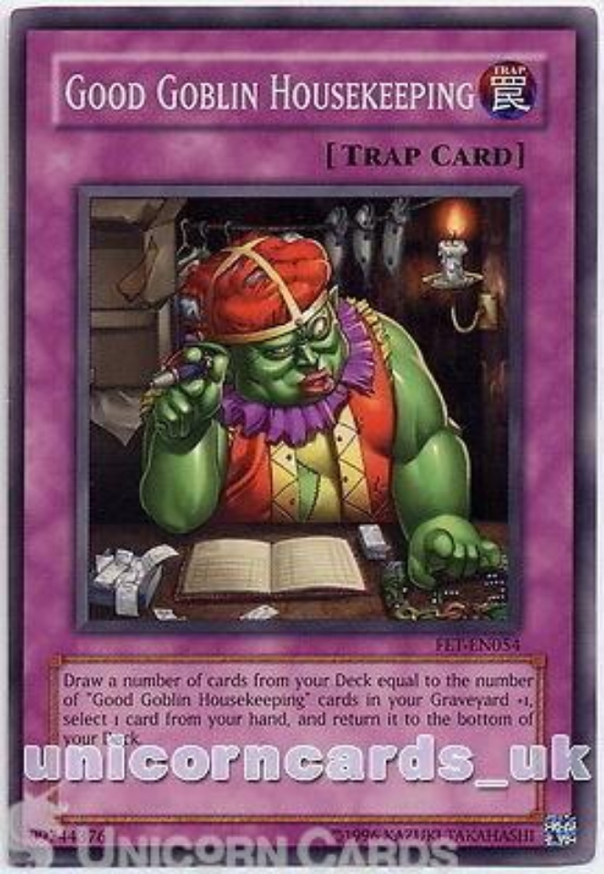 FET-EN054 Good Goblin Housekeeping Mint Yu-Gi-Oh! Card:: Unicorn Cards -  YuGiOh!, Pokemon, Digimon and MTG TCG Cards for Players and Collectors.