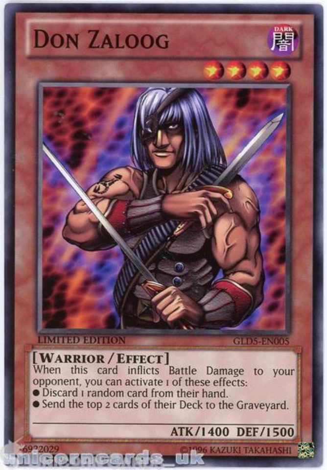 don zaloog yugioh card Yu-Gi-Oh! - (GLD5-EN005) - Gold Series: Haunted Mine - Limited Edition From the Gold Series 1 set Card Gallery:Don Zaloog | Yu-Gi-Oh!