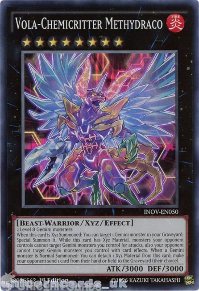 Yu-Gi-Oh! Chemicritter Hydron Hawk – Sammelkarte Aus Invasion: Vengeance (1st Edition)