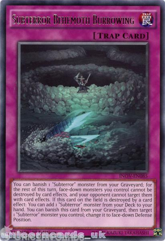 Yu-Gi-Oh! Karte Subterror Behemoth Stygokraken – Super Rare, 1. Edition