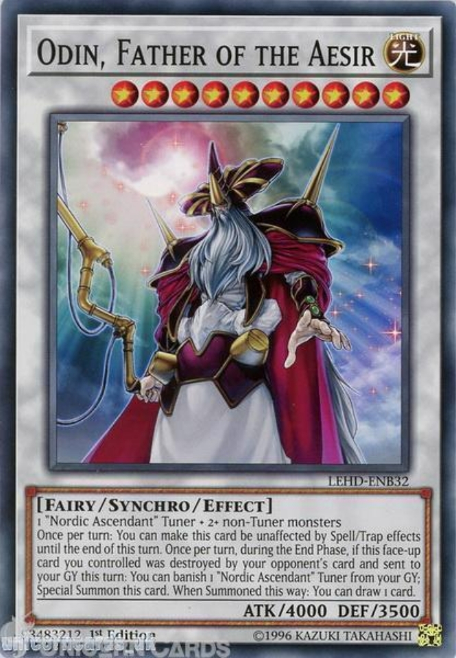 Yugioh on sale cards Odin & Loki Ultimate rare