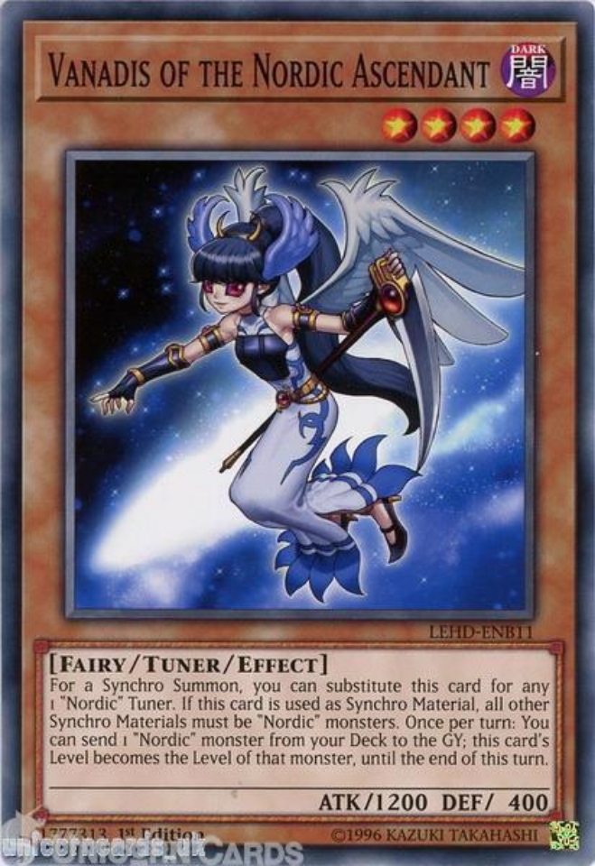LEHD-ENB11 Vanadis of the Nordic Ascendant 1st Edition Mint YuGiOh Card::  Unicorn Cards - YuGiOh!, Pokemon, Digimon and MTG TCG Cards for Players and  Collectors.
