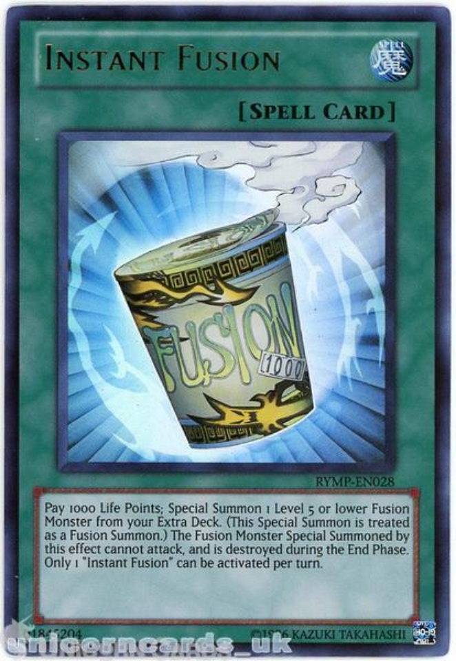 RYMP-EN028 Instant Fusion Ultra Rare UNL Edition Mint YuGiOh Card ...