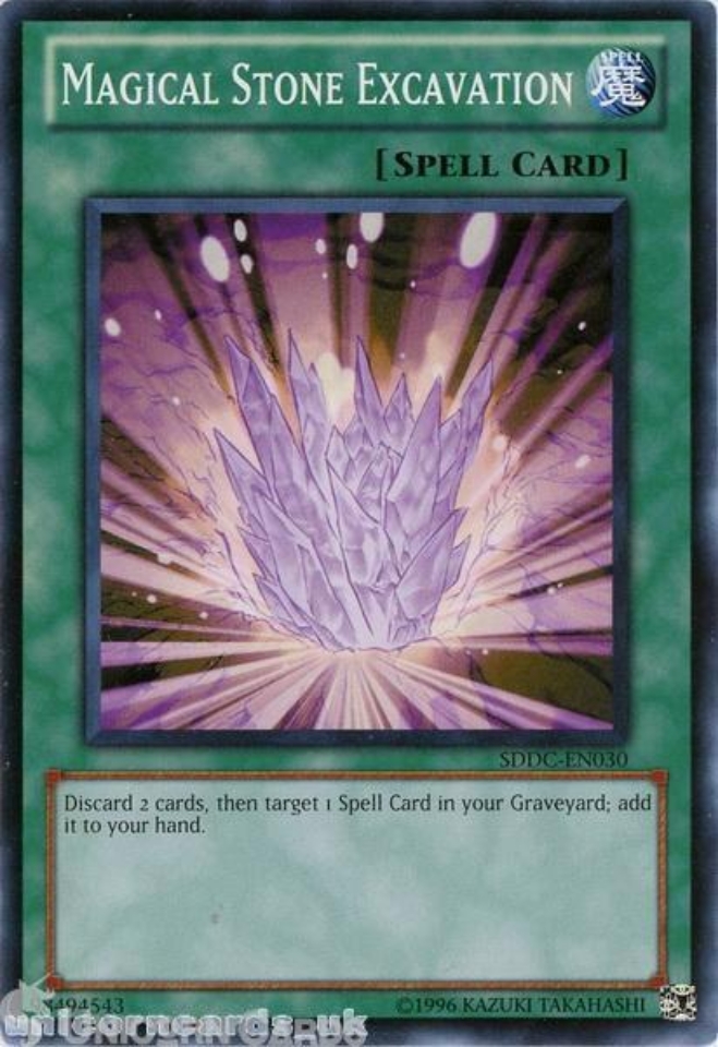 Yu-Gi-Oh! Magical Stone Excavation Card - SDDC-EN030 Common 1st Edition From Dragons Collide - View #5