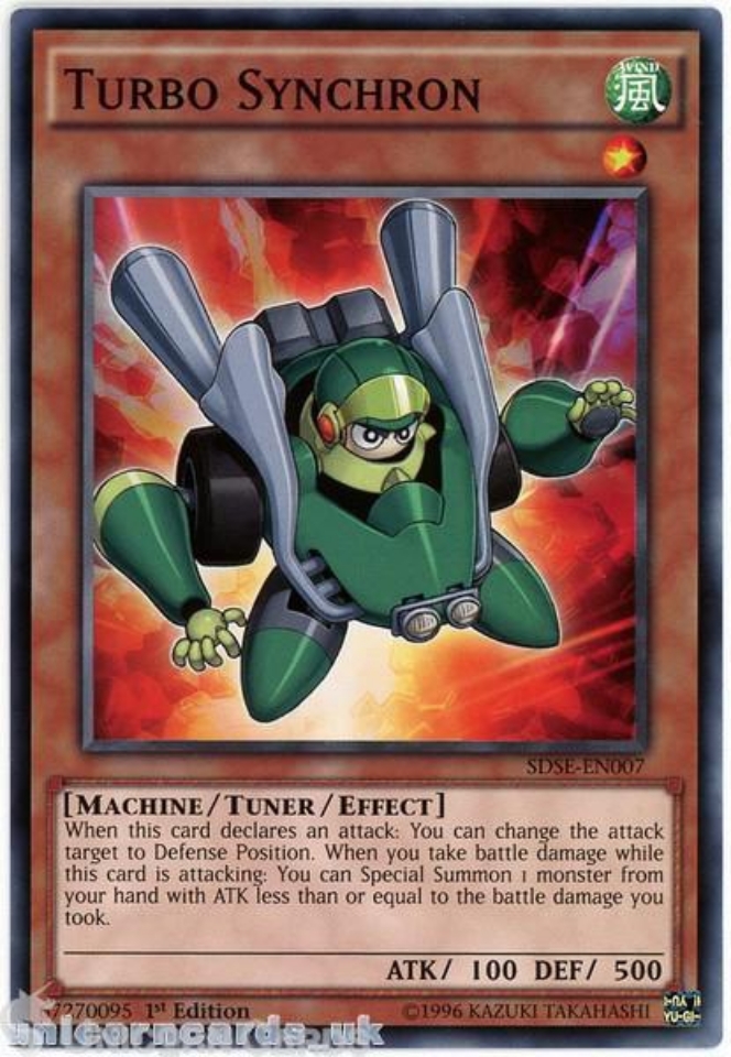 Yu-Gi-Oh! Turbo Synchron Card (SDSE-EN007) - Structure Deck: Synchron Extreme - 1st Edition Common