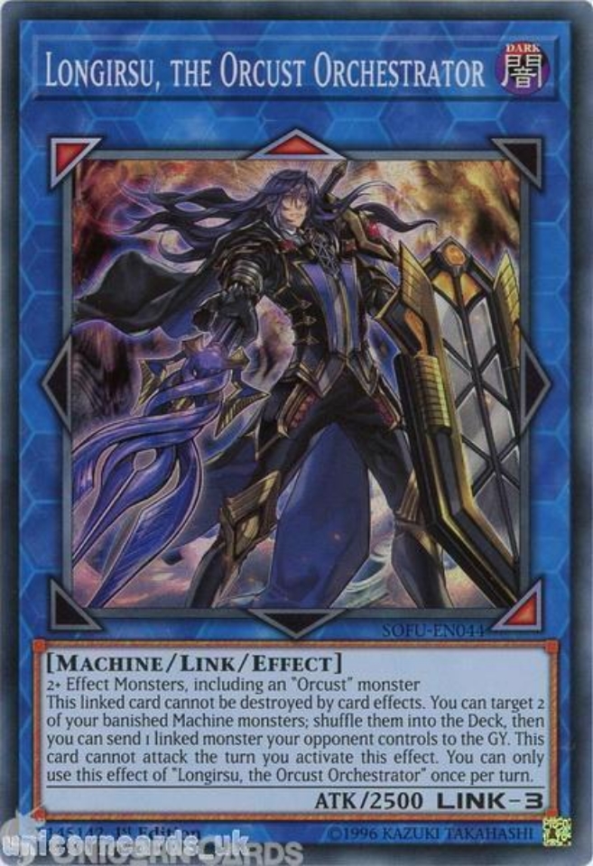 SOFU-EN044 Longirsu, the Orcust Orchestrator Super Rare 1st Edition ...