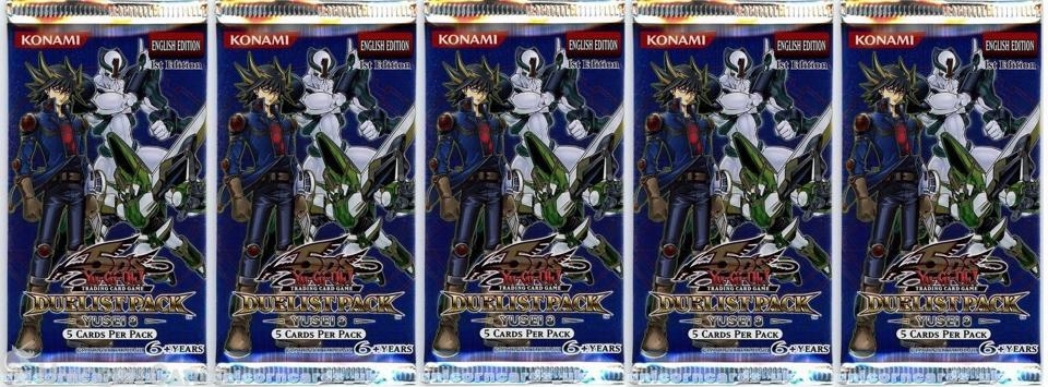 YuGiOh! Duelist Pack Yusei 3 UNL Edition New and Sealed YuGiOh Booster Pack  x5:: Unicorn Cards - YuGiOh!, Pokemon, Digimon and MTG TCG Cards for  Players and Collectors.
