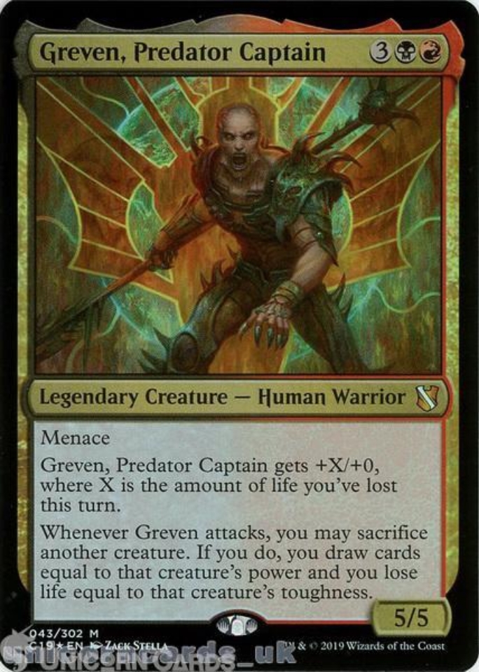 Greven, Predator Captain (foil) - Commander 2019