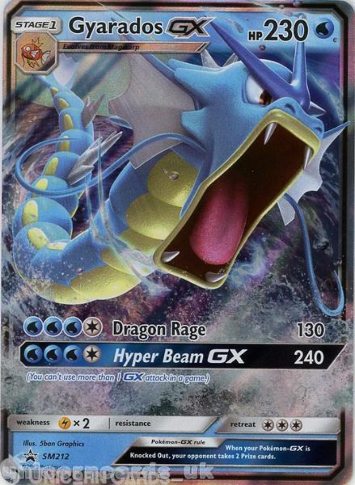 Gyarados GX SM212 Black Star Promo Holo Mint Pokemon Card