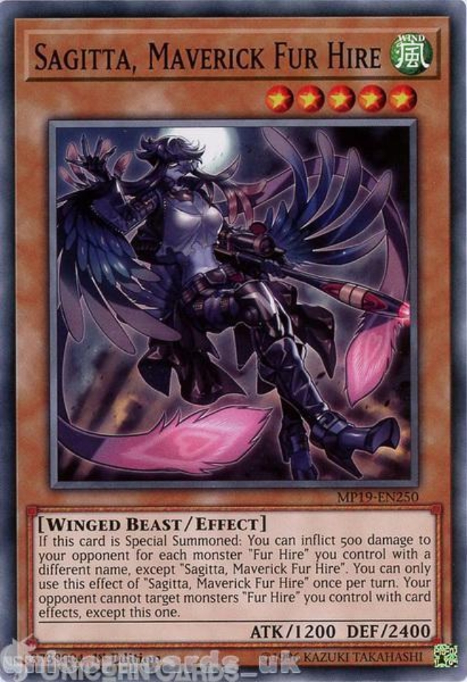 MP19-EN250 Sagitta, Maverick Fur Hire Common 1st Edition Mint