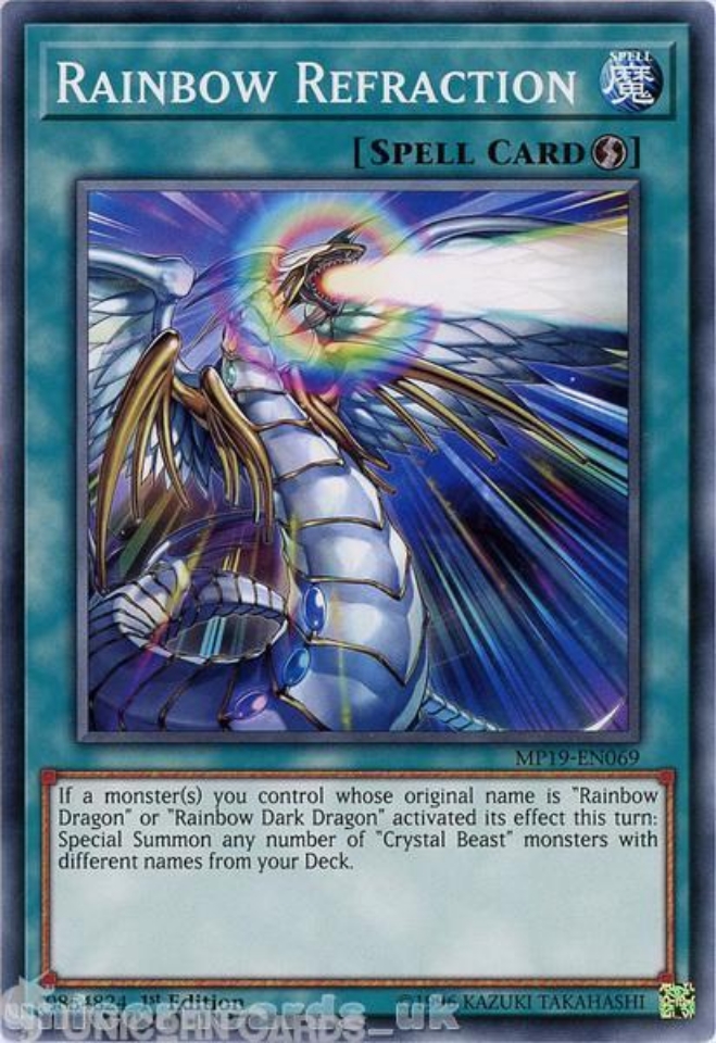 MP19-EN069 Rainbow Refraction Common 1st Edition Mint YuGiOh Card