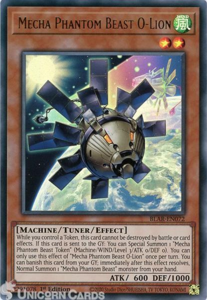 BLAR-EN072 Mecha Phantom Beast O-Lion Ultra Rare 1st Edition Mint ...