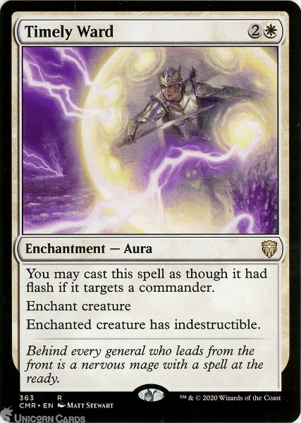 Timely Ward Rare MTG Card :: :: Commander Legends Decks :: :::: Unicorn ...