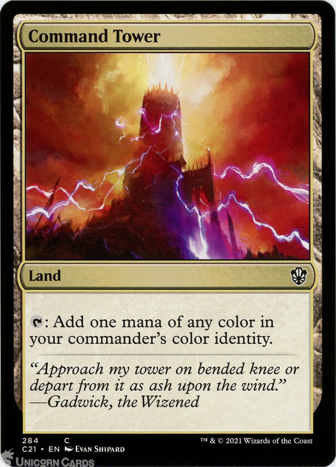 Command Tower Common Mint MTG Card :: :: Strixhaven Commander Decks ...