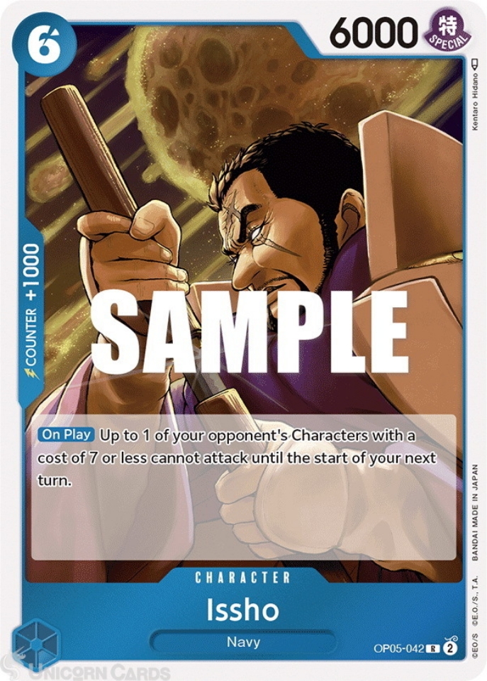 OP05-042 Issho :: Rare One Piece TCG Card :: OP05: Awakening Of The New ...