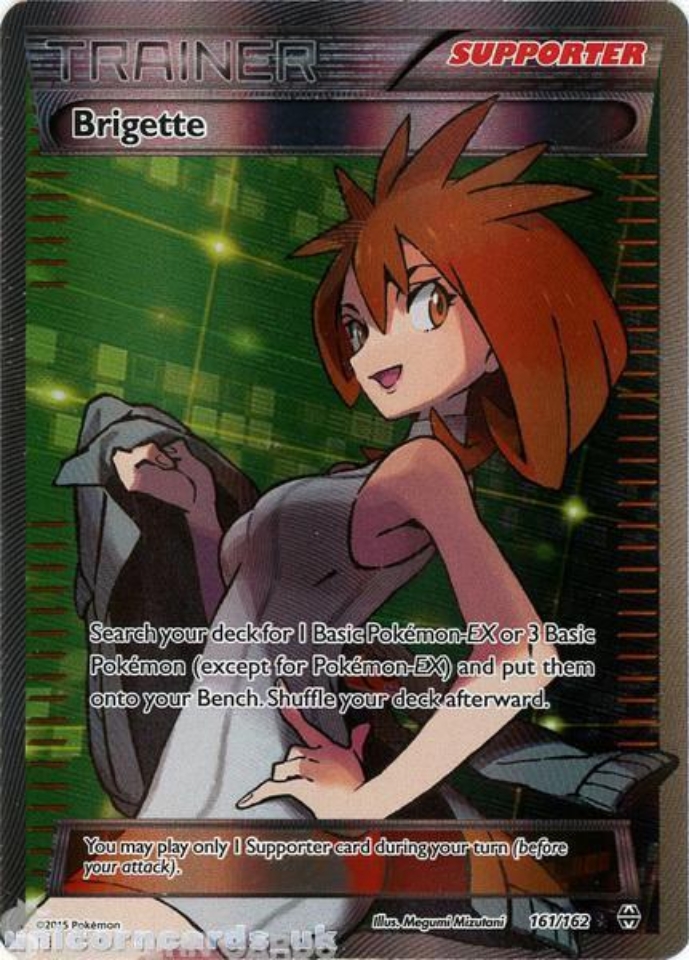 brigette pokemon card full art Pokémon Trainer XY Breakthrough 161/162 – Grail Collectibles AZ The acceptable range of cards within the Near Mint condition includes both cards with no imperfections and cards with a few slight imperfections Pokemon - XY - BREAKthrough