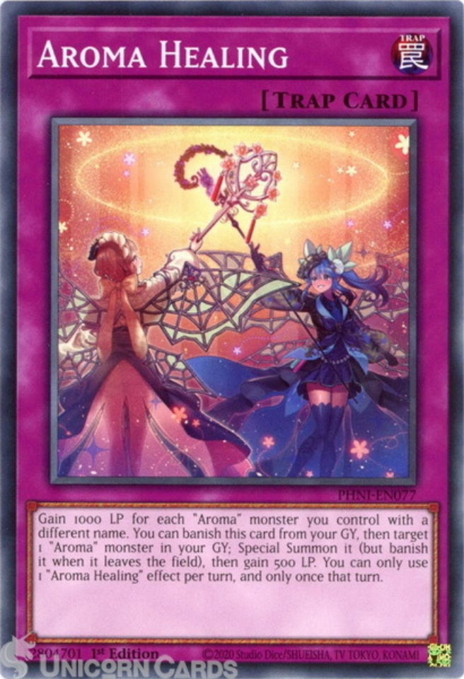 aroma cards yugioh CR03-AE101 Aromaseraphy Jasmine (UR)  TCG Corner You will receive the 1st Edition version of this card. YGOrganization | Light New Aromatic